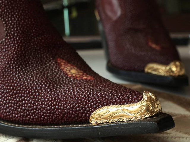 Bestand:Stiefel-Rochenleder-01.jpg